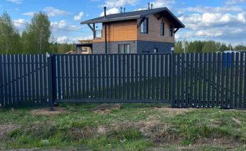 Откатные автоматические ворота, проем 3м - изображение