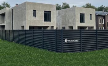 Забор-жалюзи Премиум из горизонтального штакетника